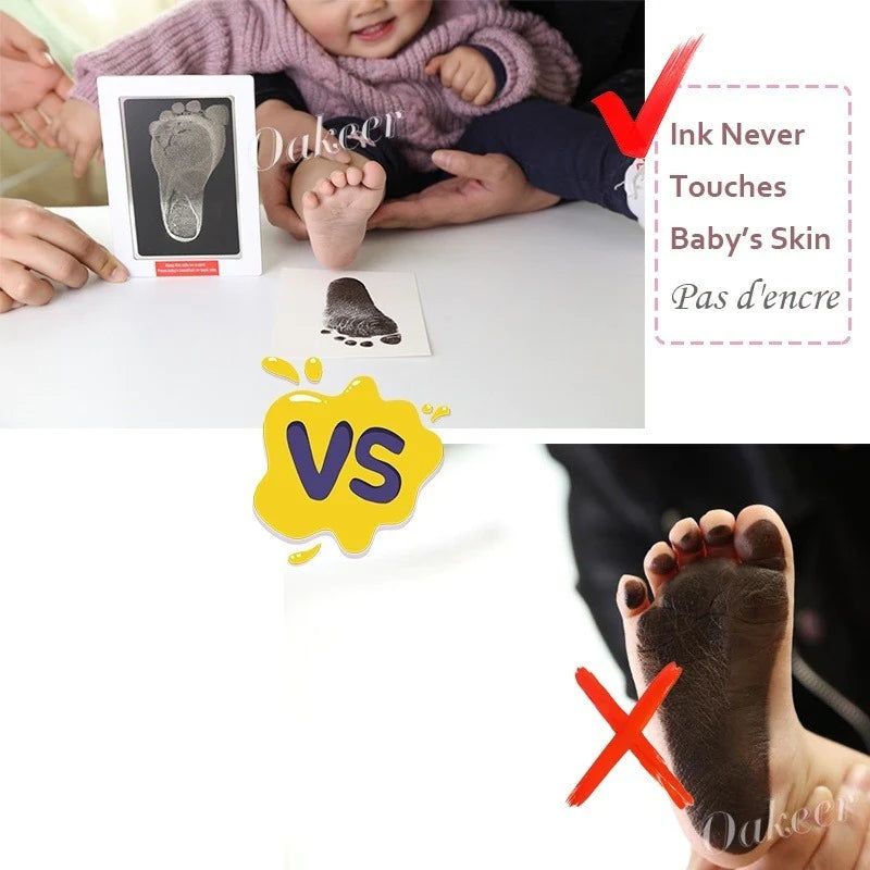 Non-Toxic Ink-Free Pet Footprint and Handprint Printing Pad for Dogs and Babies