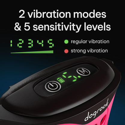 Rechargeable Waterproof Smart Anti-Bark Collar for Dogs - No Shock Design with 5 Sensitivity Levels for Small, Medium, and Large Breeds