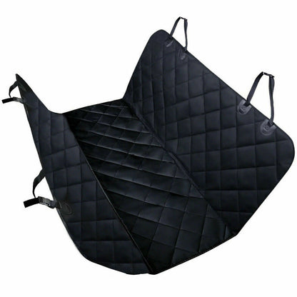 Premium Waterproof Hammock-Style Back Seat Cover for Pets - Dog and Cat Auto Protector