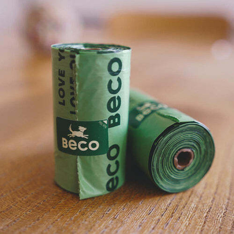 Beco Unscented Dog Waste Bags - Durable, Leak-Proof, Large Capacity