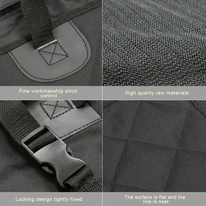 Premium Waterproof Hammock-Style Back Seat Cover for Pets - Dog and Cat Auto Protector